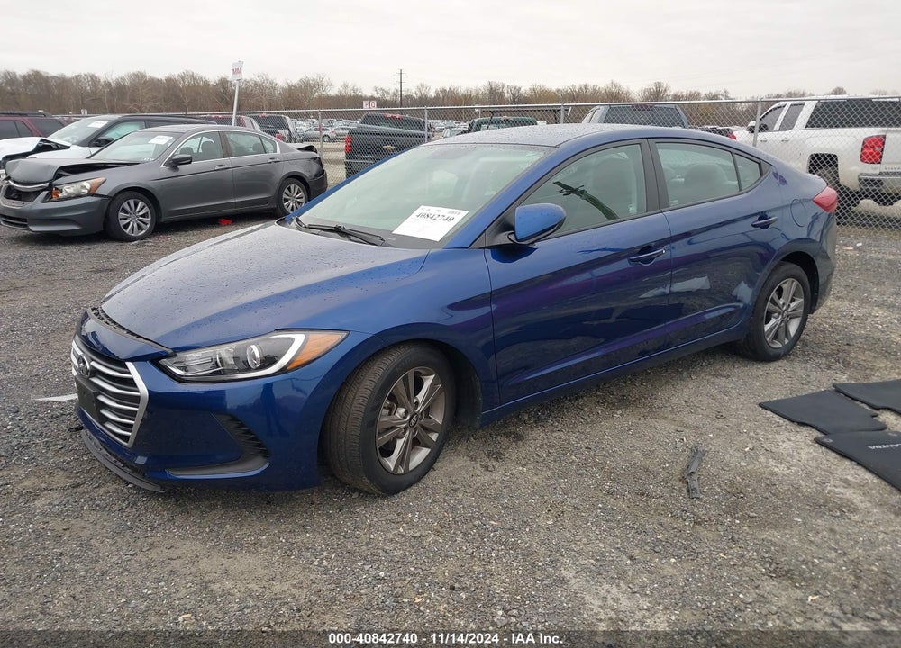 2018 HYUNDAI ELANTRA SEL VIN: 5NPD84LFXJH270536