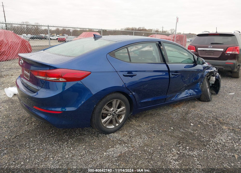 2018 HYUNDAI ELANTRA SEL VIN: 5NPD84LFXJH270536