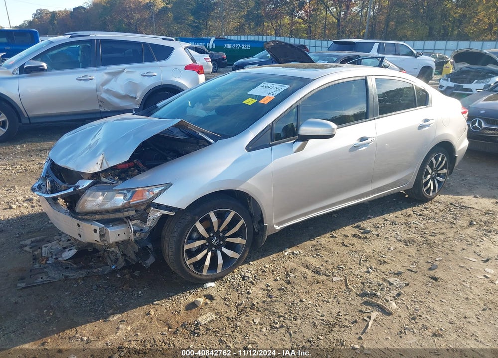 2014 HONDA CIVIC EX-L VIN: 19XFB2F96EE048316