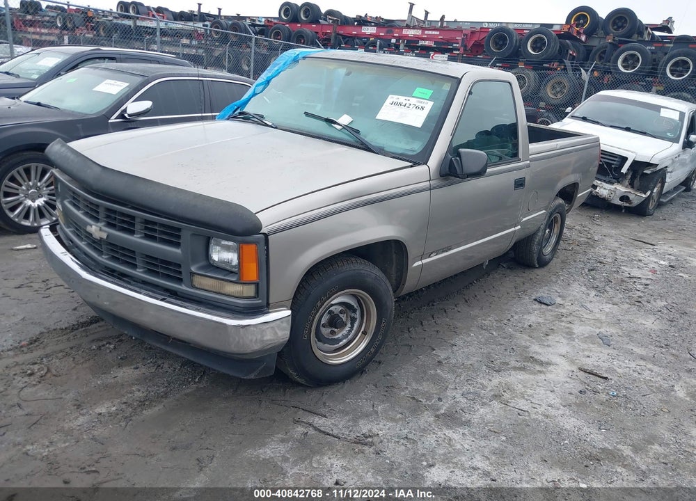 1998 CHEVROLET C1500 FLEETSIDE W/T VIN: 1GCEC14W2WZ232332