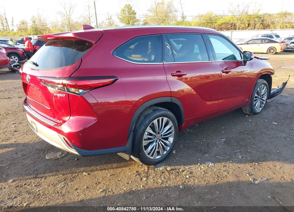 2021 TOYOTA HIGHLANDER HYBRID PLATINUM VIN: 5TDEBRCH8MS021400