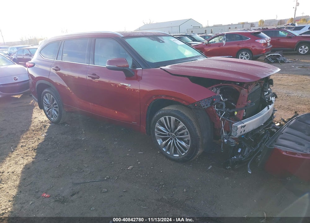 2021 TOYOTA HIGHLANDER HYBRID PLATINUM VIN: 5TDEBRCH8MS021400