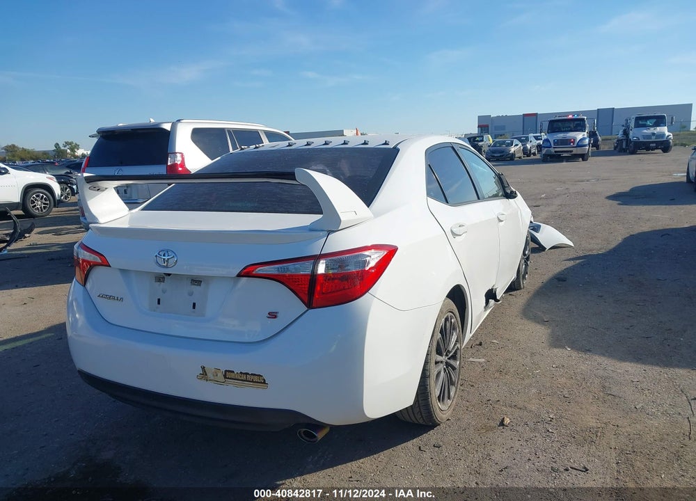 2014 TOYOTA COROLLA S PLUS VIN: 5YFBURHE8EP149609