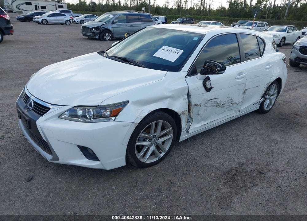 2014 LEXUS CT 200H VIN: JTHKD5BH0E2176151