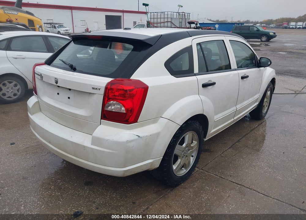 2008 DODGE CALIBER SXT VIN: 1B3HB48C58D627043