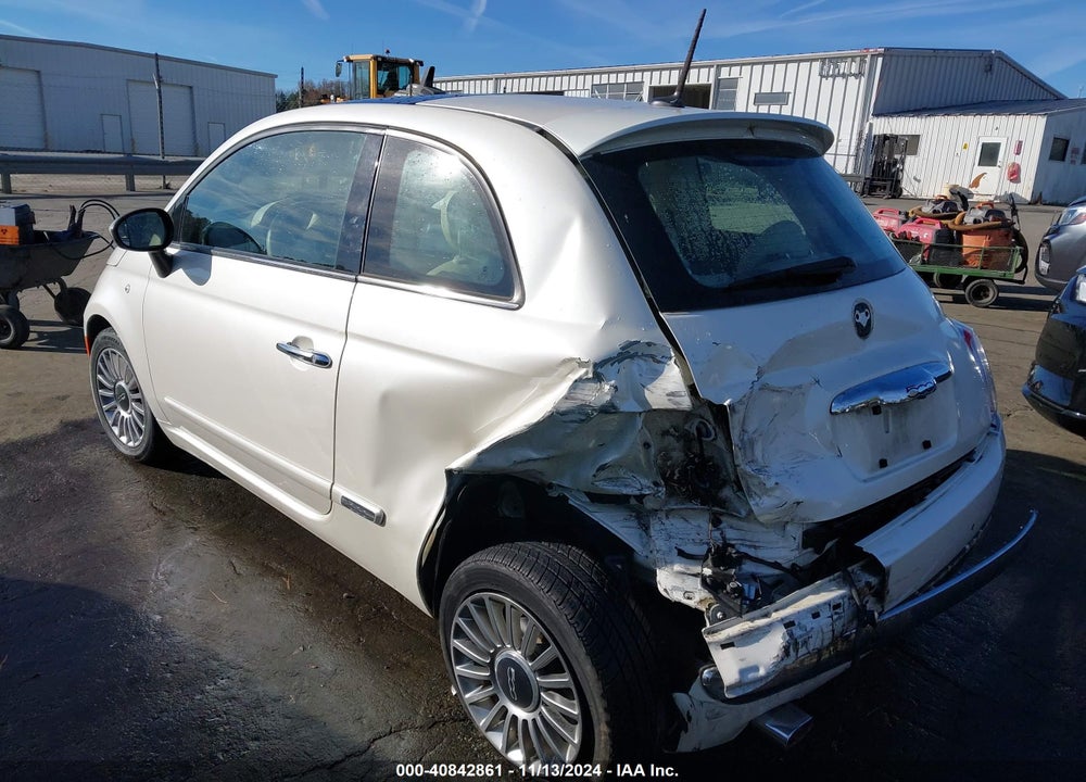 2015 FIAT 500 LOUNGE VIN: 3C3CFFCR5FT508246