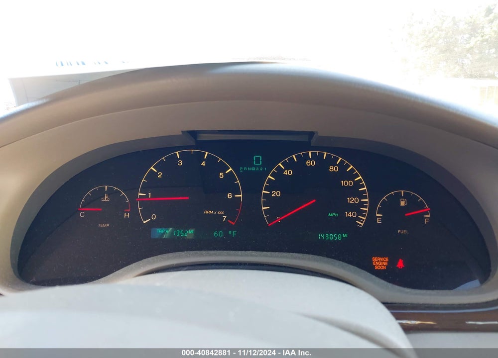 2000 CADILLAC SEVILLE STS VIN: 1G6KY5499YU210725
