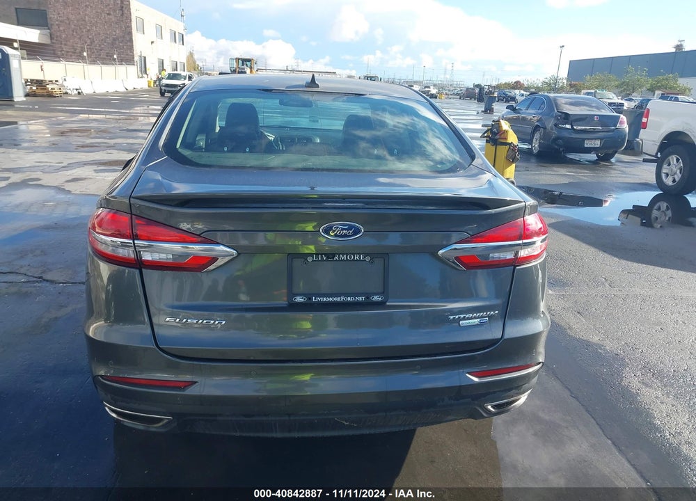 2020 FORD FUSION TITANIUM VIN: 3FA6P0D9XLR202983