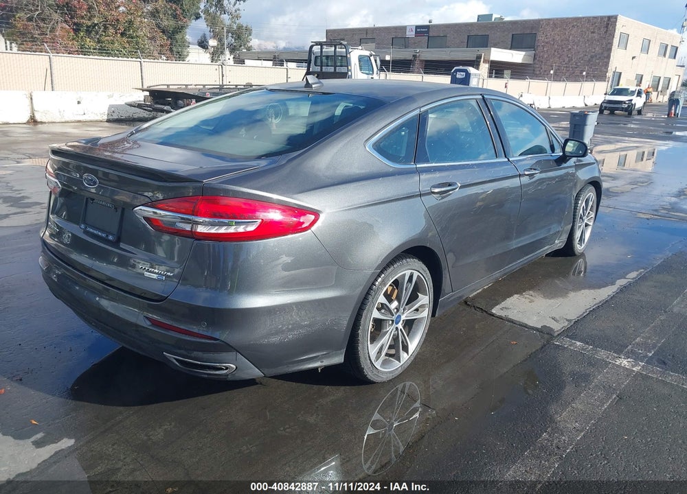 2020 FORD FUSION TITANIUM VIN: 3FA6P0D9XLR202983