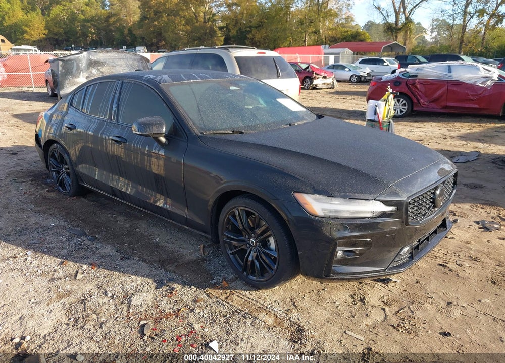 2024 VOLVO S60 B5 PLUS BLACK EDITION VIN: 7JRL12FH3RG288492