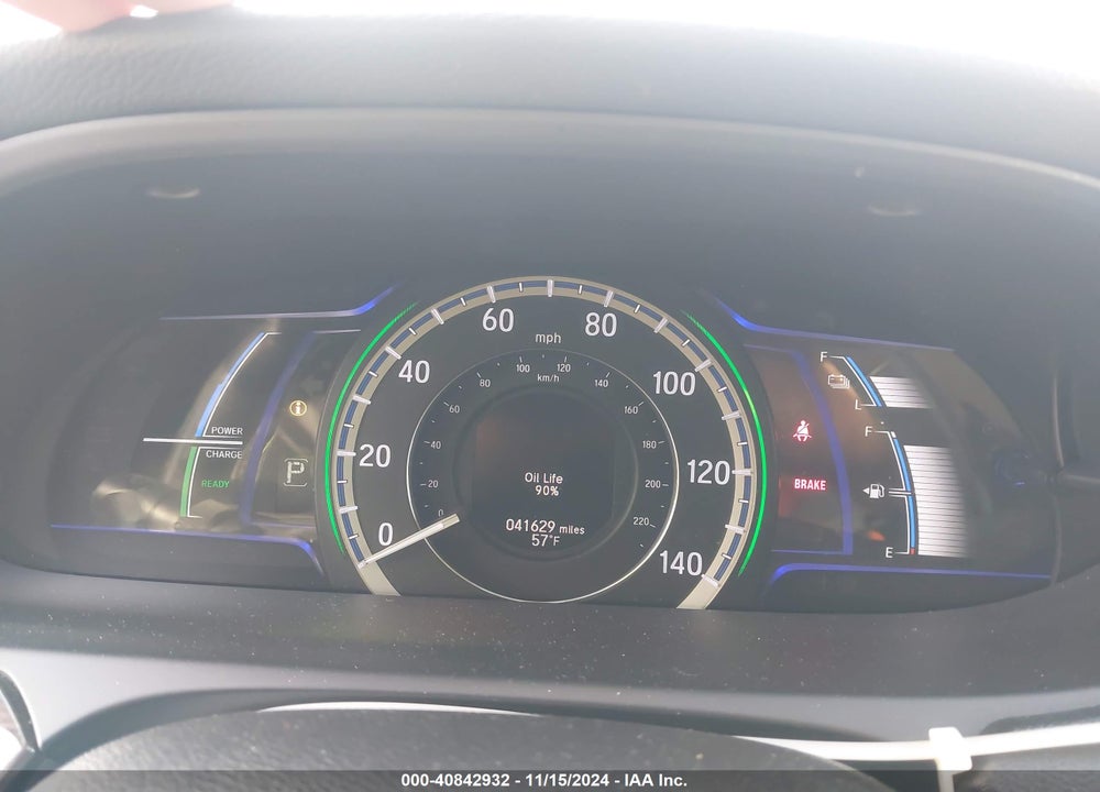 2017 HONDA ACCORD HYBRID VIN: JHMCR6F51HC024583