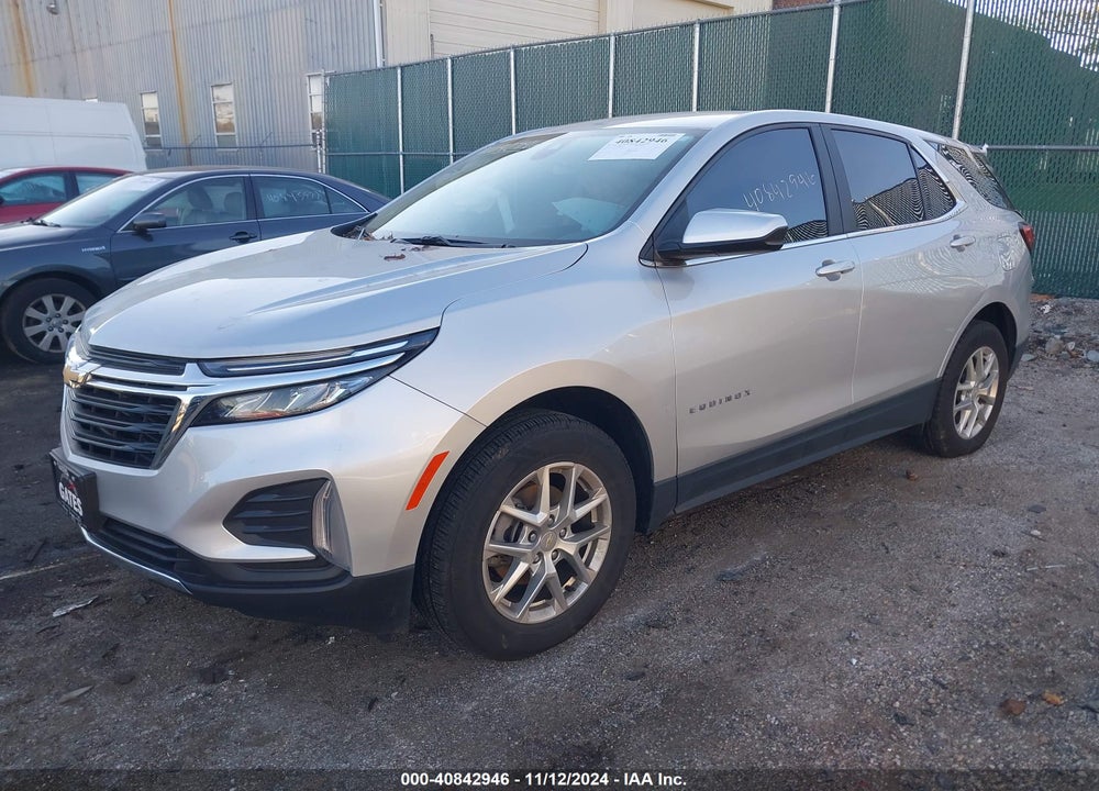 2022 CHEVROLET EQUINOX AWD LT VIN: 3GNAXUEV2NL190803