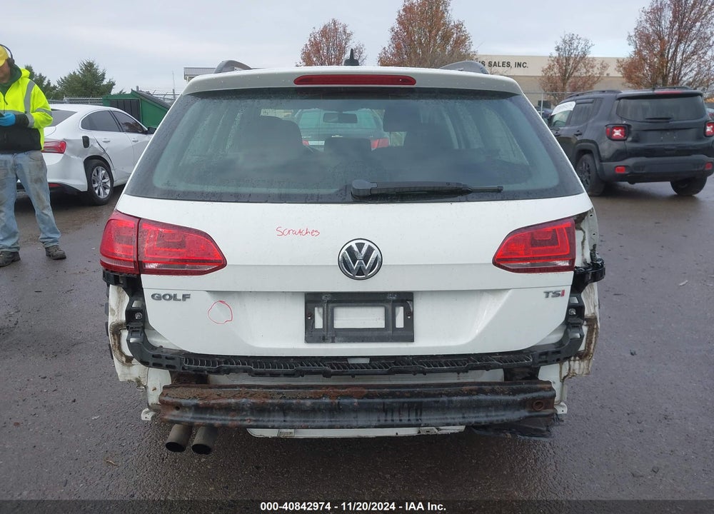 2016 VOLKSWAGEN GOLF SPORTWAGEN TSI S 4-DOOR VIN: 3VWC17AU7GM522696