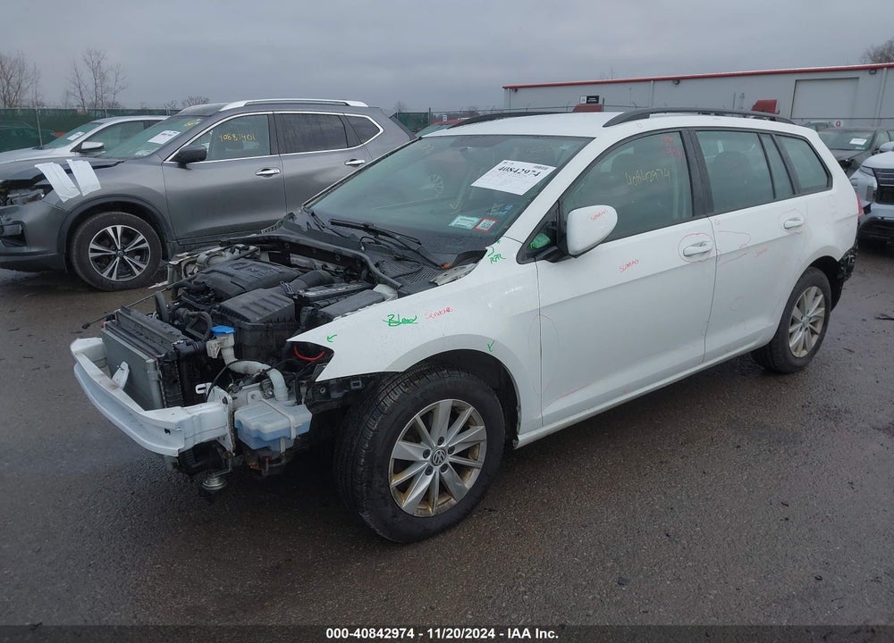 2016 VOLKSWAGEN GOLF SPORTWAGEN TSI S 4-DOOR VIN: 3VWC17AU7GM522696