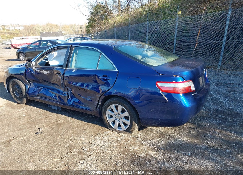 2007 TOYOTA CAMRY HYBRID VIN: JTNBB46K373002901