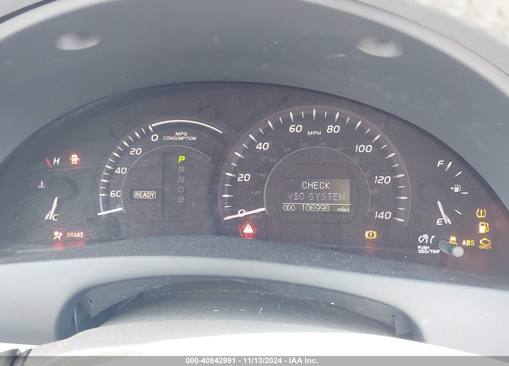 2007 TOYOTA CAMRY HYBRID VIN: JTNBB46K373002901