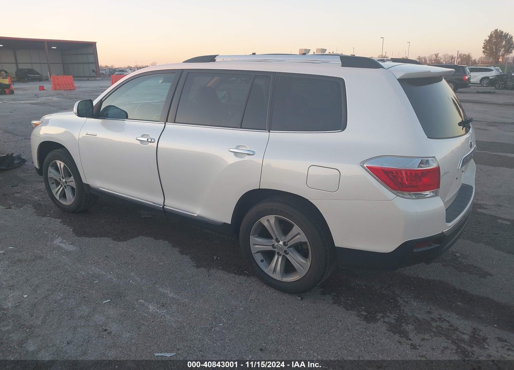 2013 TOYOTA HIGHLANDER LIMITED V6 VIN: 5TDDK3EH5DS194636