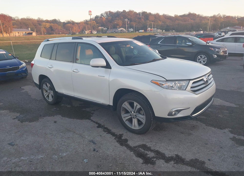 2013 TOYOTA HIGHLANDER LIMITED V6 VIN: 5TDDK3EH5DS194636
