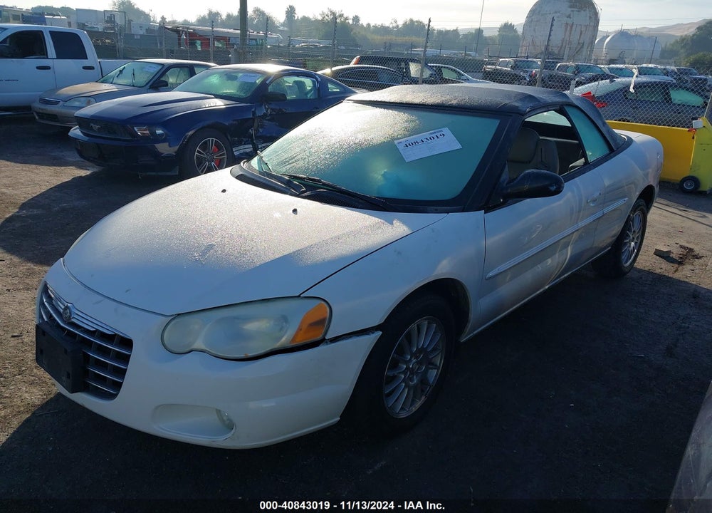 2004 CHRYSLER SEBRING LXI VIN: 1C3EL55R34N321013