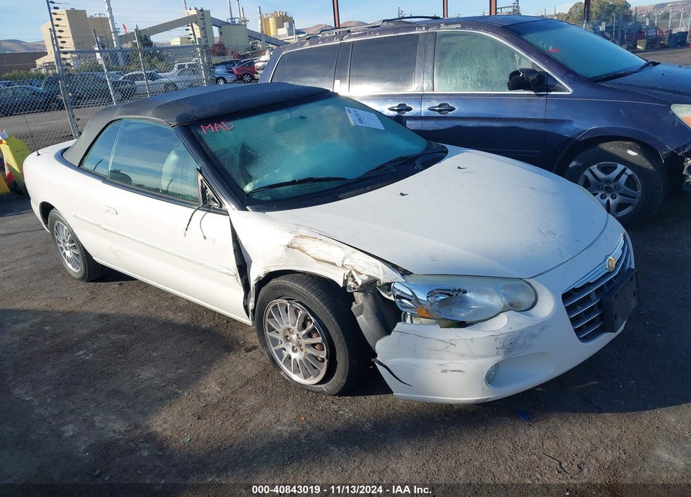 2004 CHRYSLER SEBRING LXI VIN: 1C3EL55R34N321013