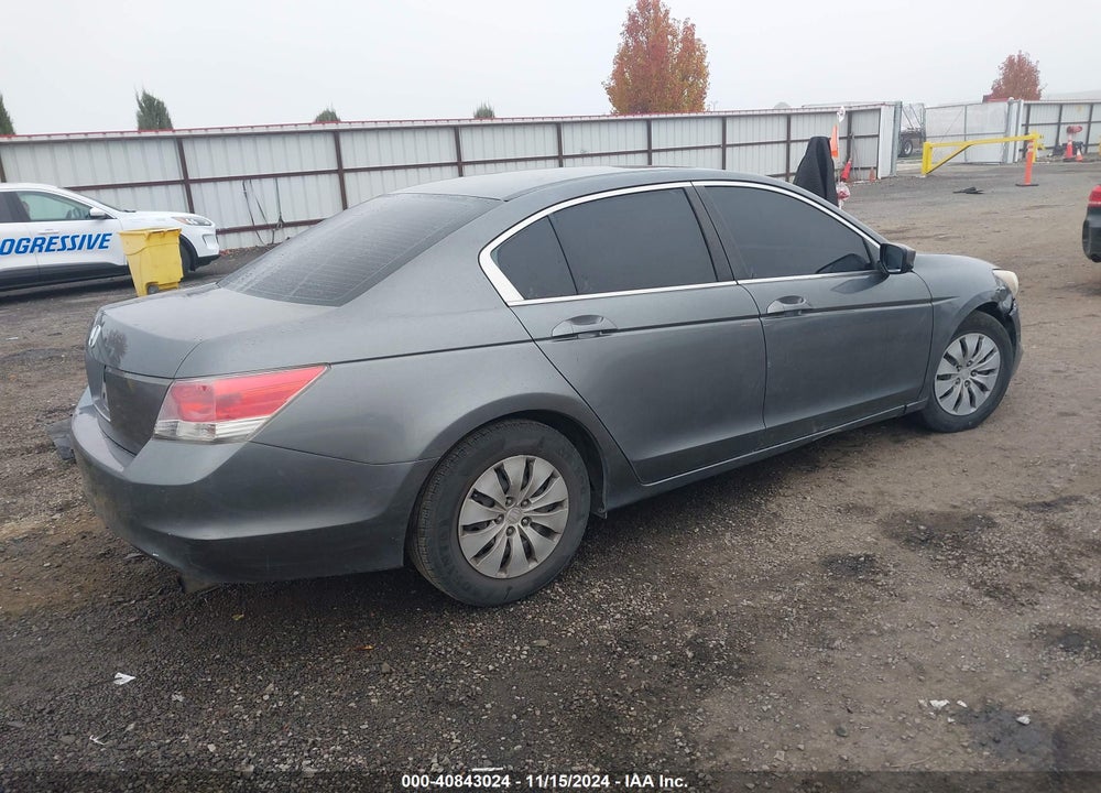 2008 HONDA ACCORD 2.4 LX VIN: 1HGCP26378A138857