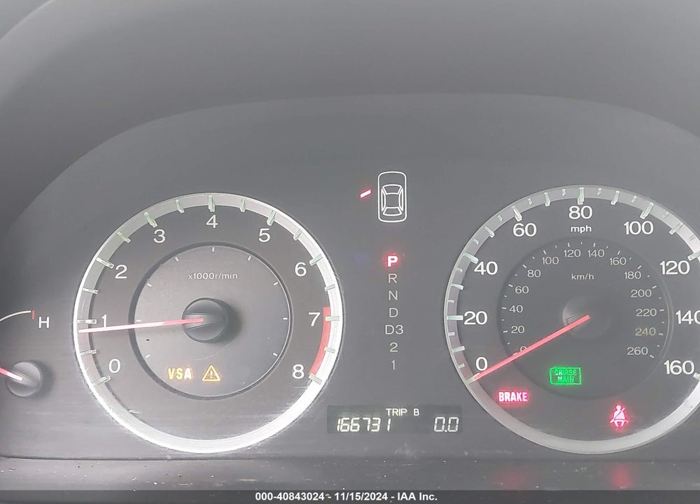 2008 HONDA ACCORD 2.4 LX VIN: 1HGCP26378A138857