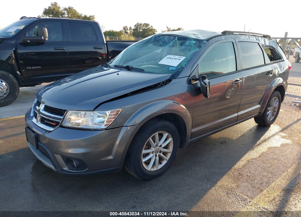 2013 DODGE JOURNEY SXT VIN: 3C4PDCBGXDT506524