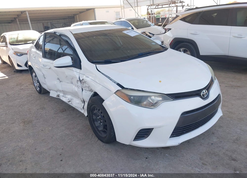 2015 TOYOTA COROLLA LE VIN: 5YFBURHE5FP252519