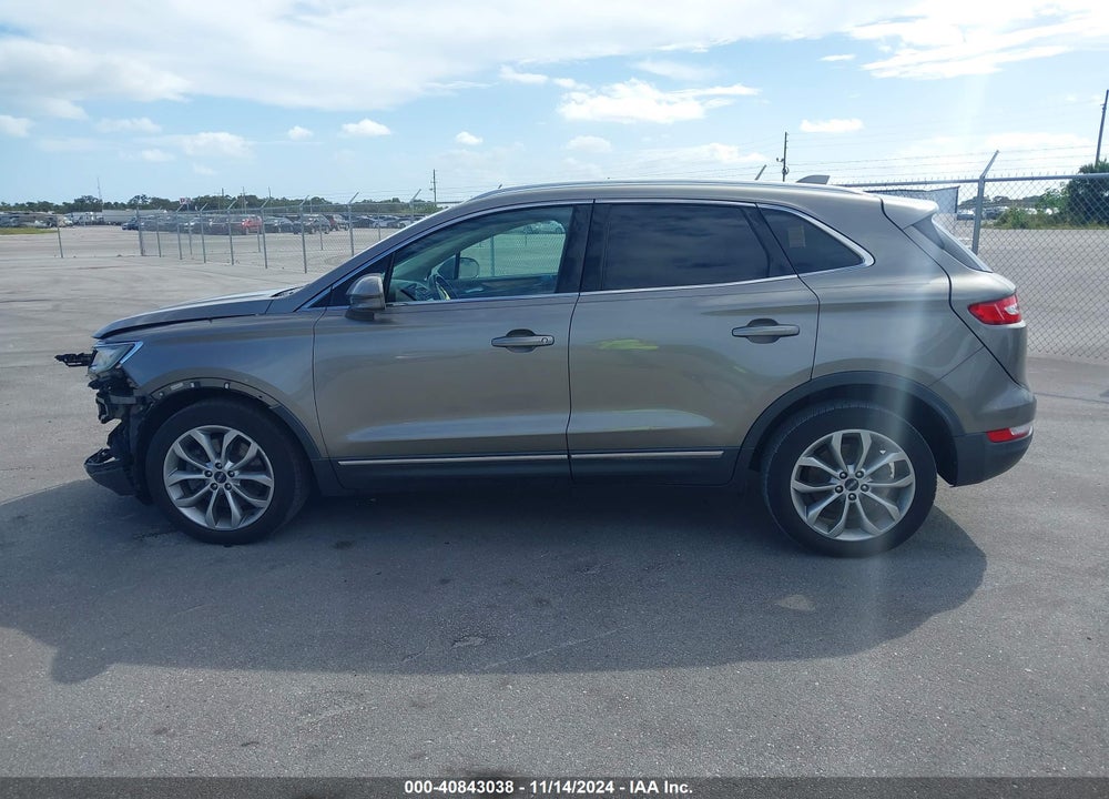 2016 LINCOLN MKC SELECT VIN: 5LMCJ2C91GUJ26833