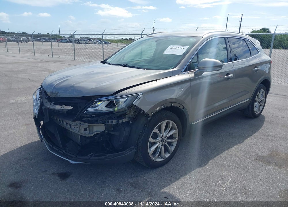 2016 LINCOLN MKC SELECT VIN: 5LMCJ2C91GUJ26833