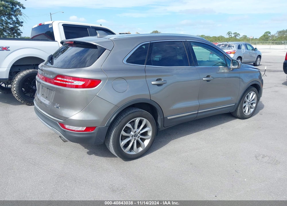 2016 LINCOLN MKC SELECT VIN: 5LMCJ2C91GUJ26833