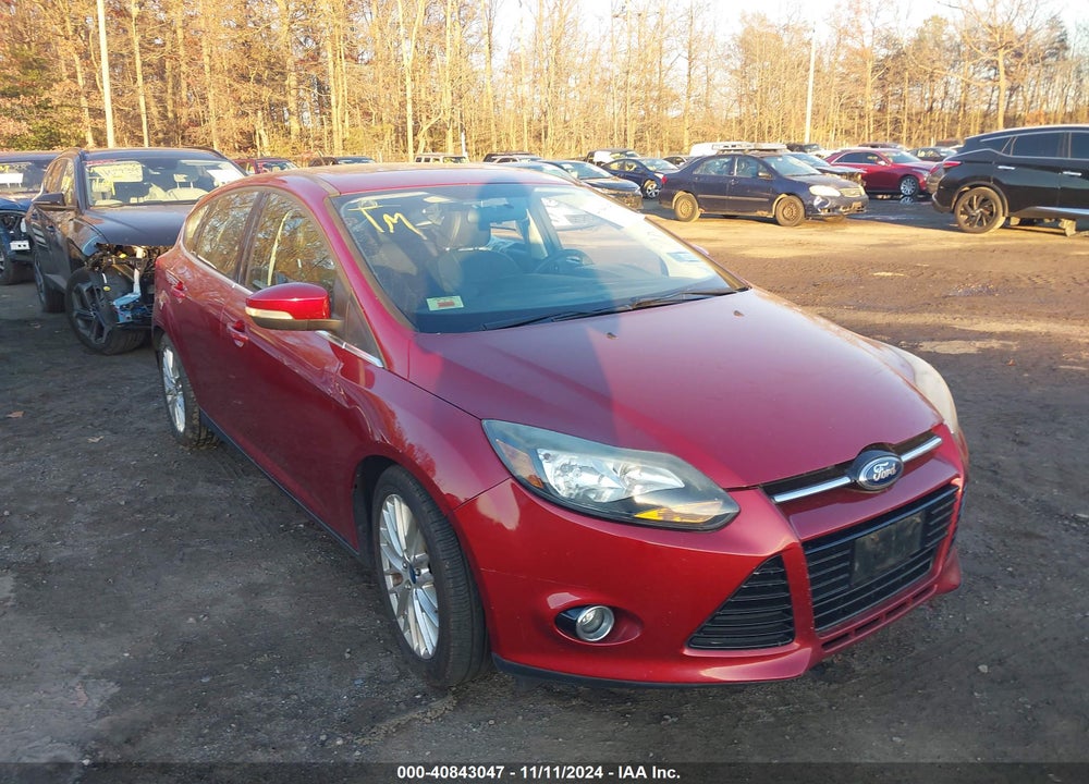 2013 FORD FOCUS TITANIUM VIN: 1FADP3N20DL142805