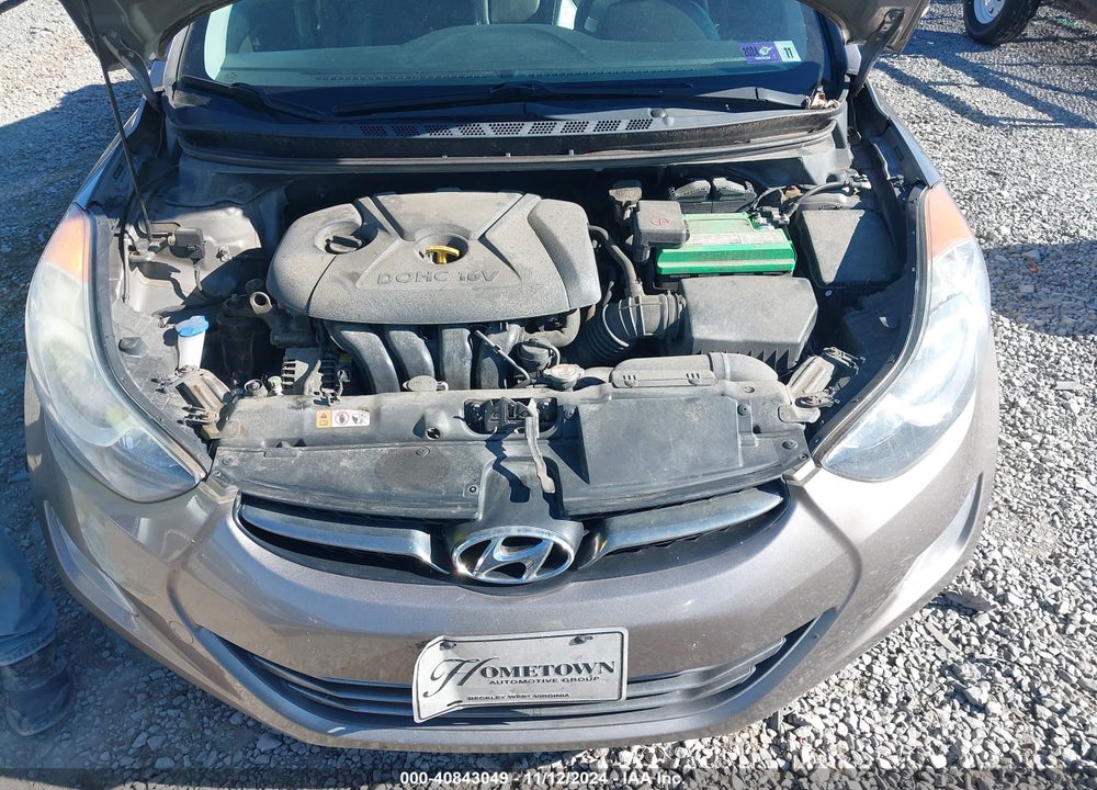 2013 HYUNDAI ELANTRA LIMITED VIN: 5NPDH4AE6DH224863