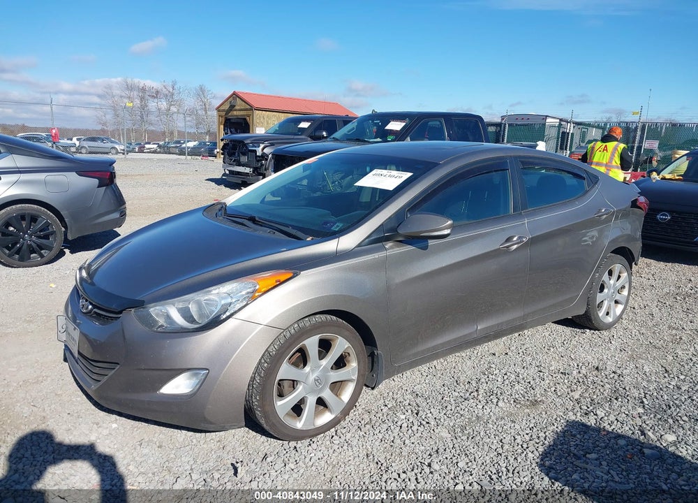2013 HYUNDAI ELANTRA LIMITED VIN: 5NPDH4AE6DH224863