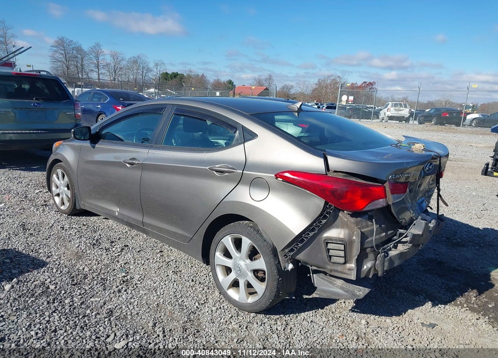 2013 HYUNDAI ELANTRA LIMITED VIN: 5NPDH4AE6DH224863