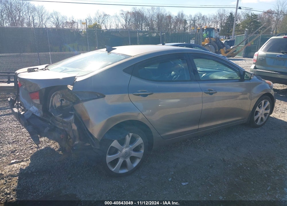 2013 HYUNDAI ELANTRA LIMITED VIN: 5NPDH4AE6DH224863