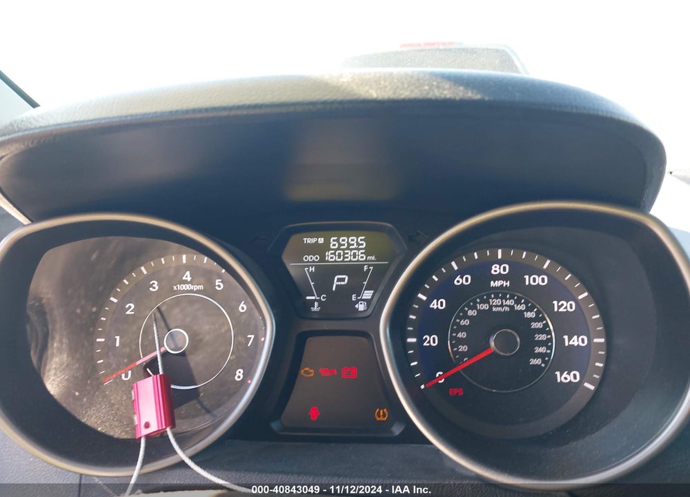 2013 HYUNDAI ELANTRA LIMITED VIN: 5NPDH4AE6DH224863