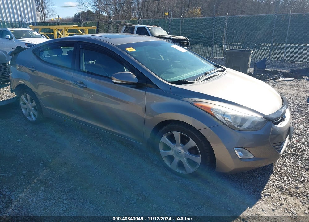 2013 HYUNDAI ELANTRA LIMITED VIN: 5NPDH4AE6DH224863