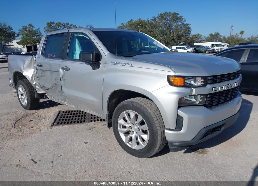 2020 CHEVROLET SILVERADO 1500 2WD SHORT BED CUSTOM VIN: 3GCPWBEH6LG157359