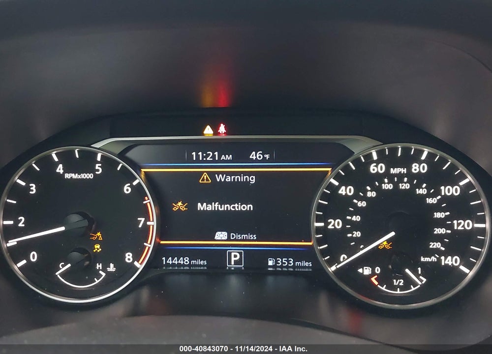 2024 NISSAN ALTIMA SV FWD VIN: 1N4BL4DV9RN377137