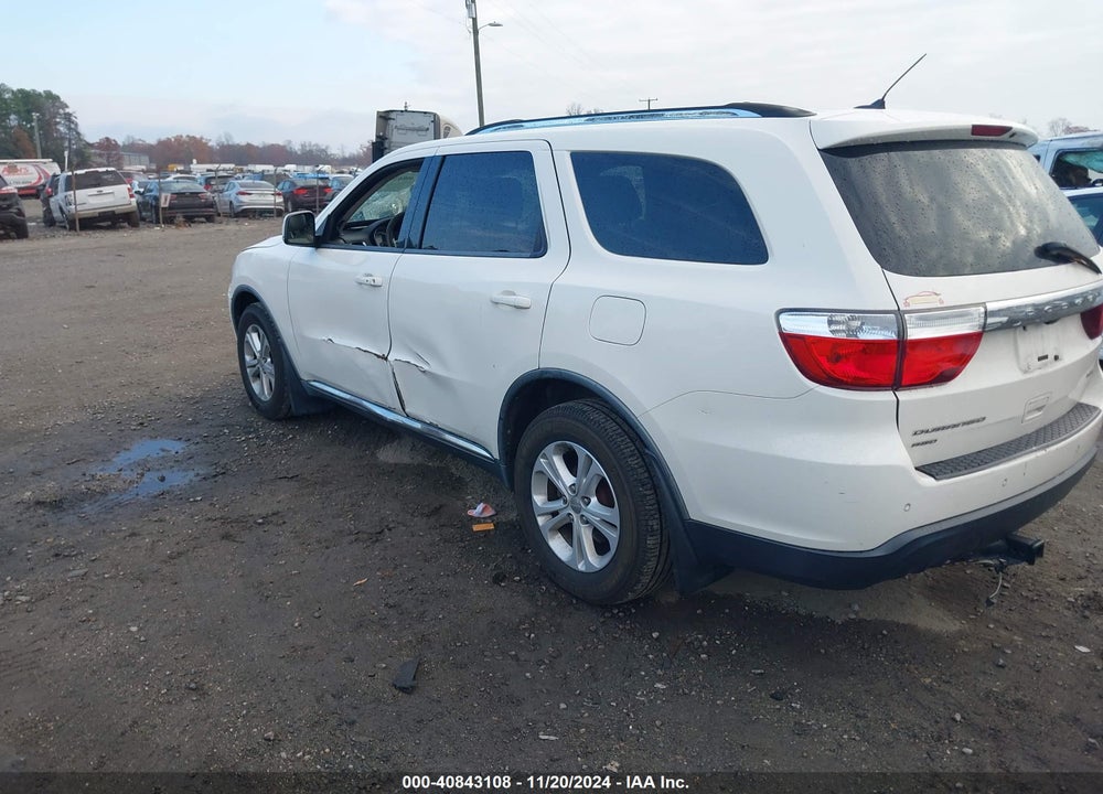 2011 DODGE DURANGO CREW VIN: 1D4RE4GG9BC720629