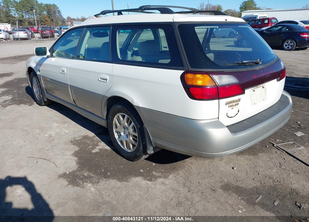 2001 SUBARU OUTBACK H6-3.0 VIN: 4S3BH806317645190