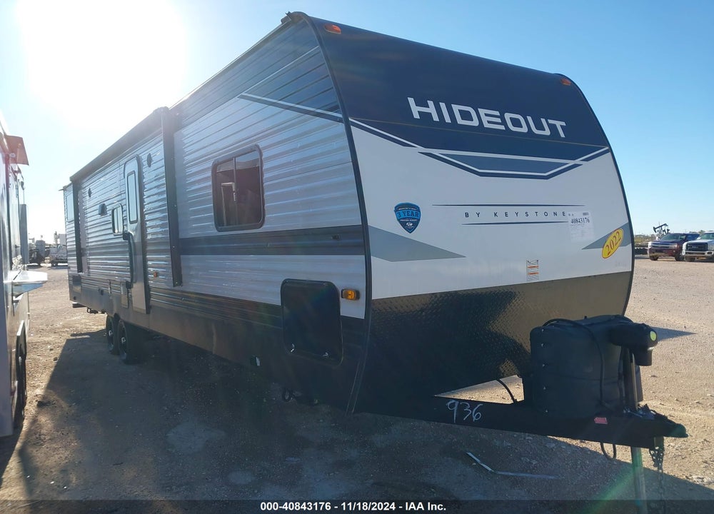 2022 KEYSTONE HIDEOUT 32LBH VIN: 4YDTH1R22N7247936