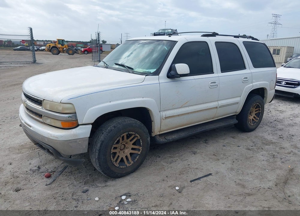 2002 CHEVROLET TAHOE LT VIN: 1GNEK13Z42J199249