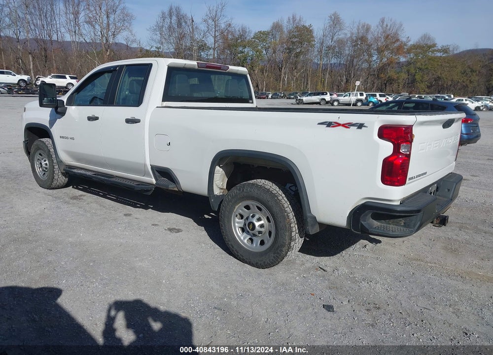 2021 CHEVROLET SILVERADO 3500HD 4WD  LONG BED WT VIN: 1GC5YSE76MF120498