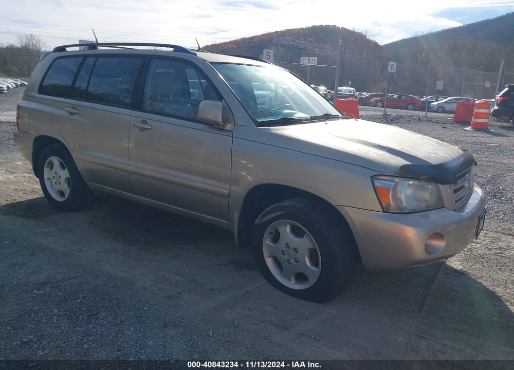 2007 TOYOTA HIGHLANDER LIMITED V6 VIN: JTEEP21A770189269