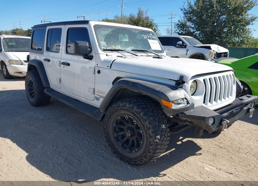 2020 JEEP WRANGLER UNLIMITED SPORT S 4X4 VIN: 1C4HJXDG2LW237722