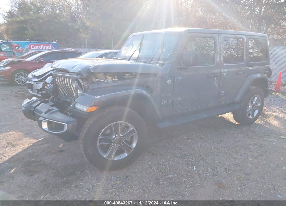 2020 JEEP WRANGLER UNLIMITED SAHARA VIN: 1C4HJXEN5LW191235