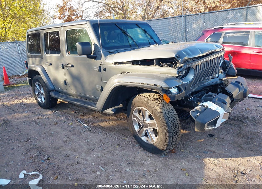 2020 JEEP WRANGLER UNLIMITED SAHARA VIN: 1C4HJXEN5LW191235