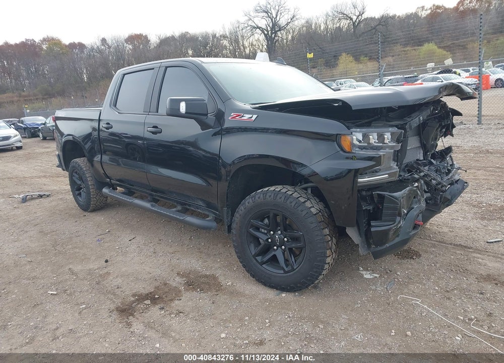 2020 CHEVROLET SILVERADO 1500 4WD SHORT BED LT TRAIL BOSS VIN: 1GCPYFEL2LZ327576